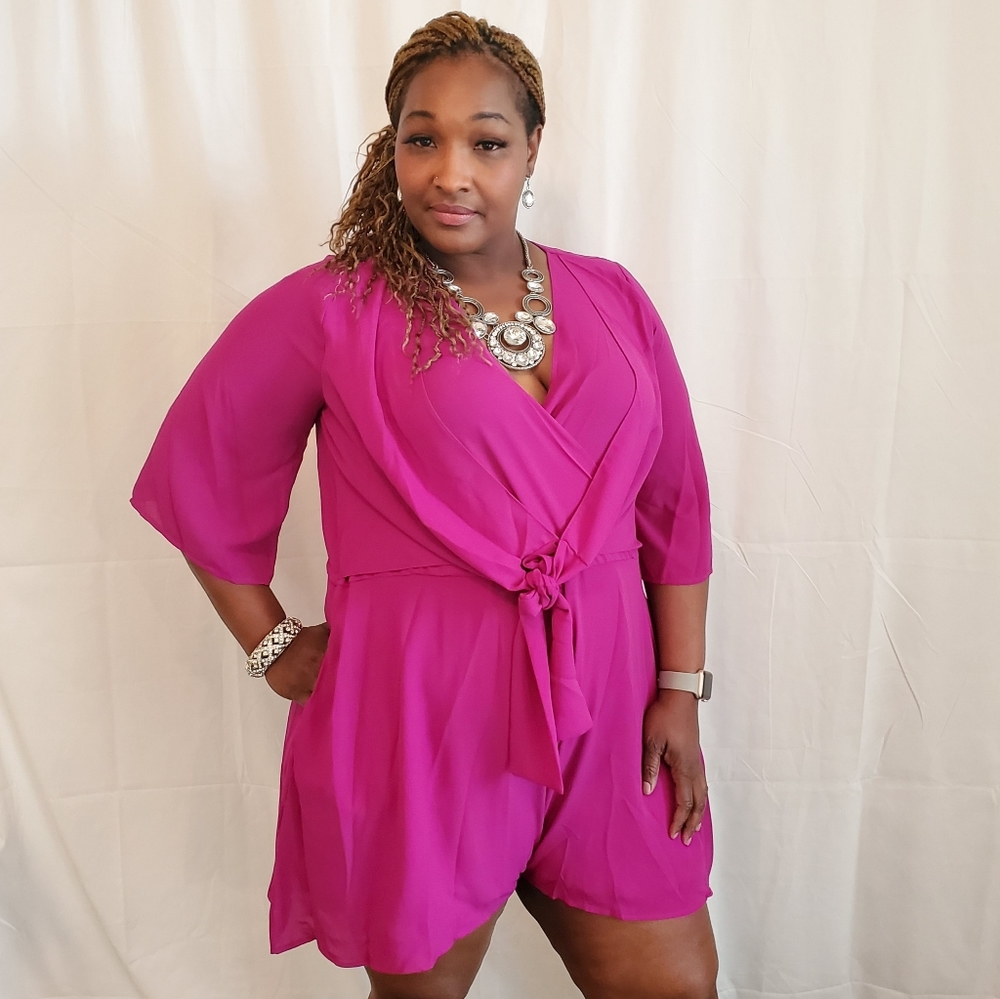 Chiffon Flare Romper